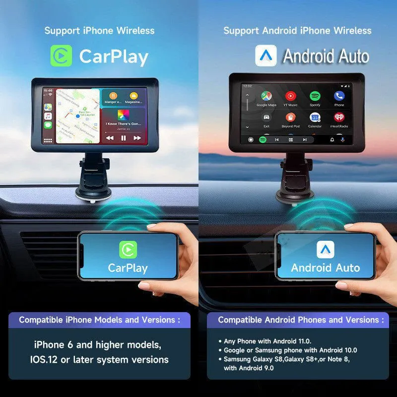 7 IPS Car Smart GPS Navigation Screen
