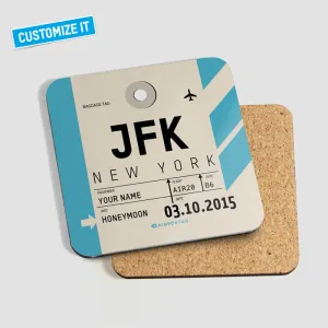 Airport Code - Custom Coaster