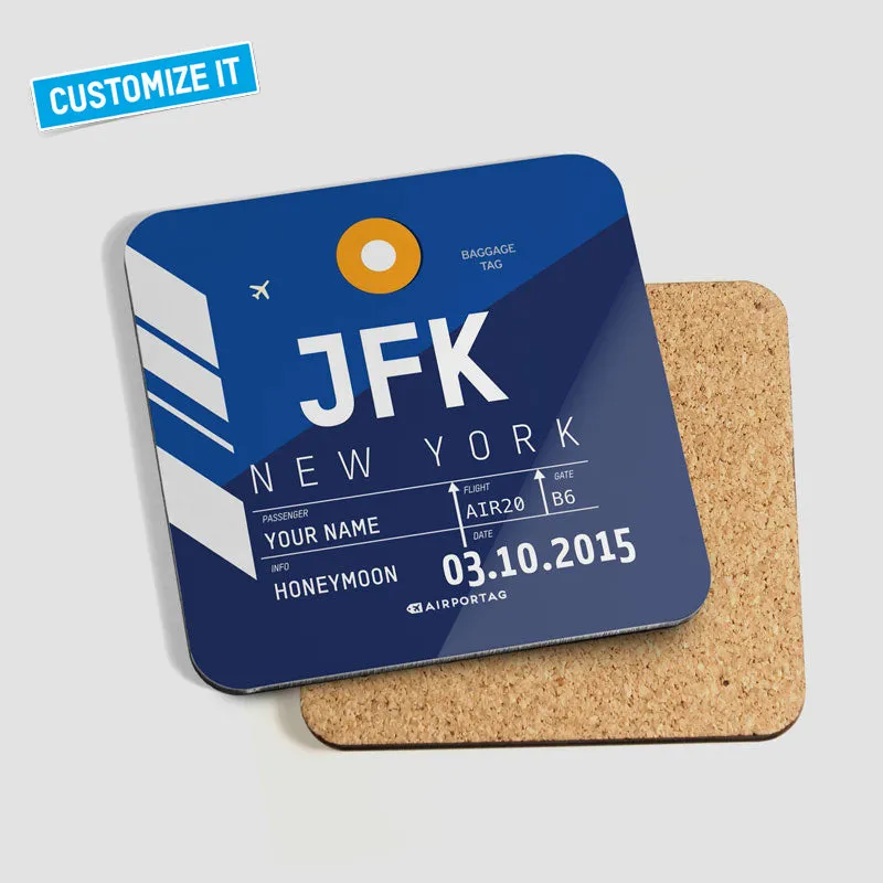 Airport Code - Custom Coaster