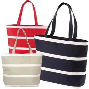 Avalon Stripe Insulated Tote Bag