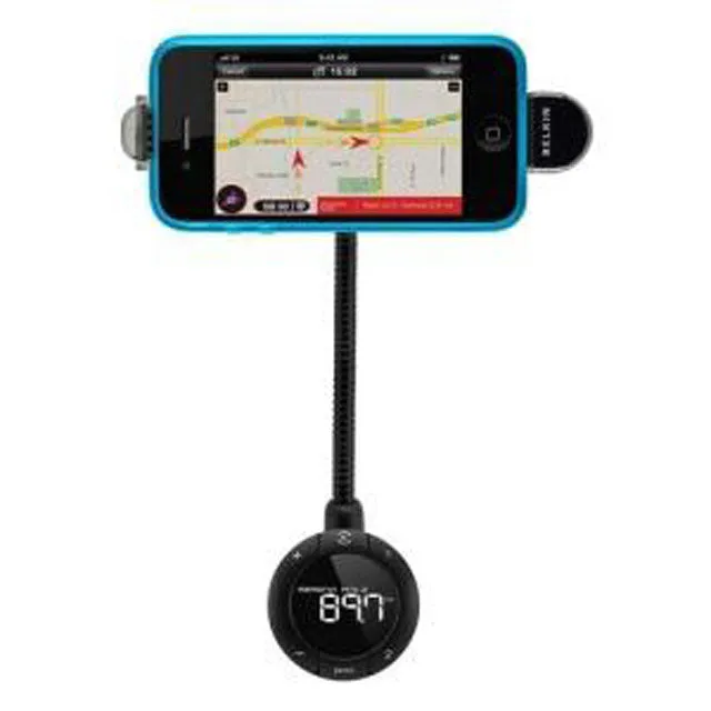 Belkin TuneBase FM LIVE Transmitter For Apple iPhone and IPod F8Z618