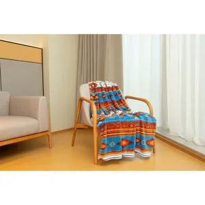 Blue Coral Fleece Blanket