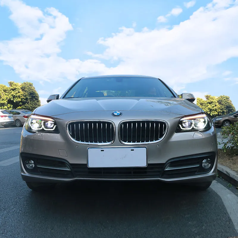 BMW 5 Series/F18/F10 2011-2017 upgrade  Modified headlight LED DRL Running LED Turn Signal