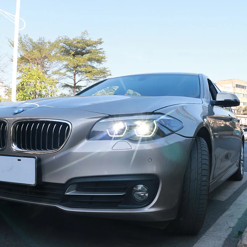 BMW 5 Series/F18/F10 2011-2017 upgrade  Modified headlight LED DRL Running LED Turn Signal