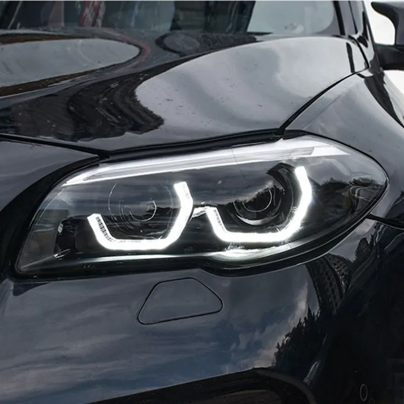 BMW 5 Series/F18/F10 2011-2017 upgrade  Modified headlight LED DRL Running LED Turn Signal