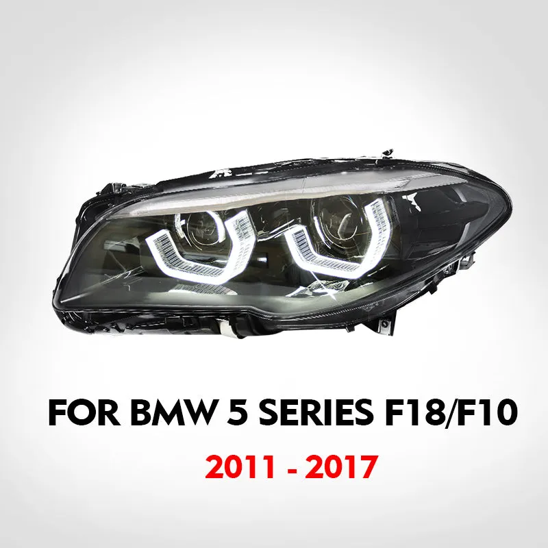 BMW 5 Series/F18/F10 2011-2017 upgrade  Modified headlight LED DRL Running LED Turn Signal