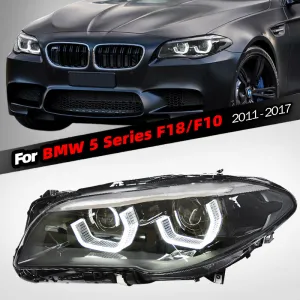 BMW 5 Series/F18/F10 2011-2017 upgrade  Modified headlight LED DRL Running LED Turn Signal