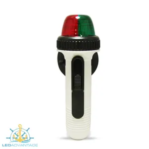 Boat Portable Suction Bi-Color Port & Starboard Navigation LED Light