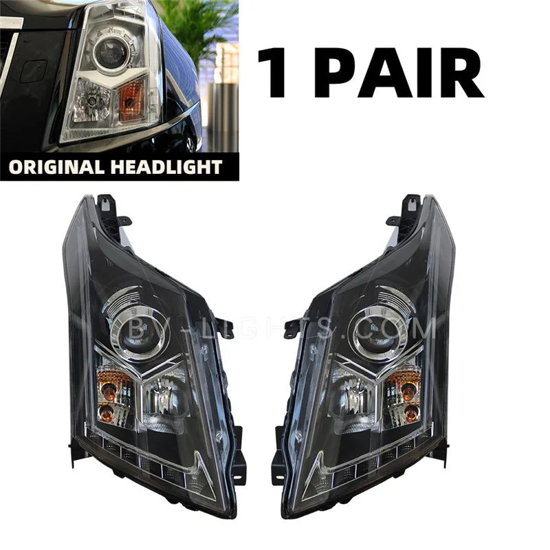 Cadillac SRX 2nd Gen 2010-2014 Modified headlight Upgrade to the Latest Style turn signal light Daytime running lamp