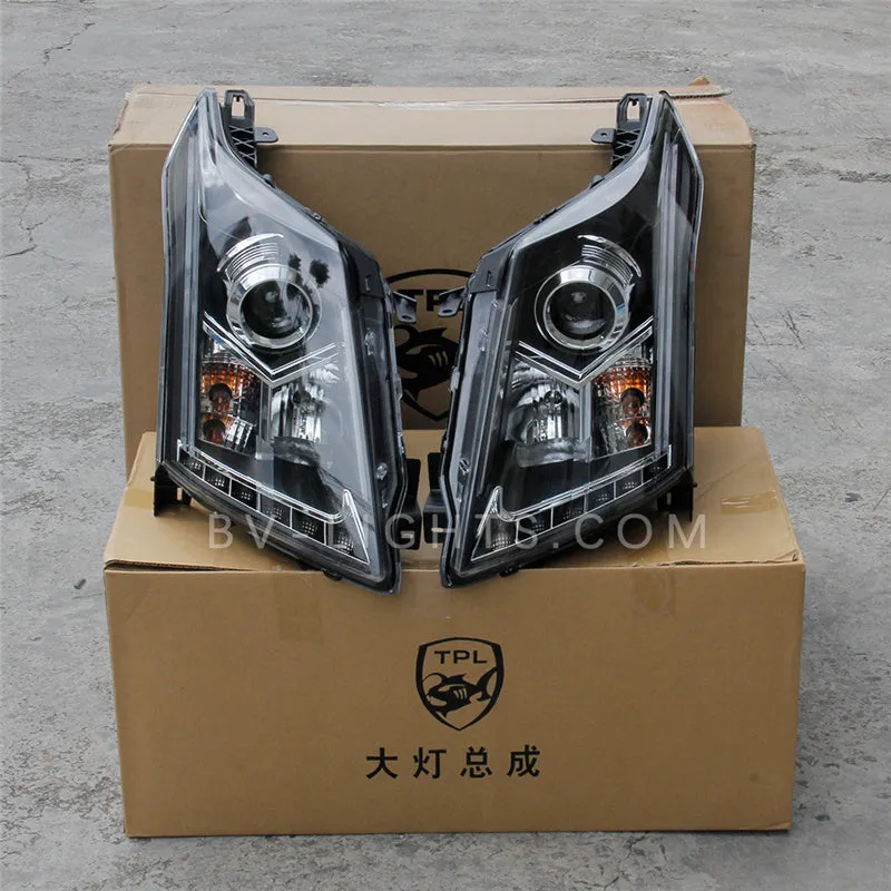 Cadillac SRX 2nd Gen 2010-2014 Modified headlight Upgrade to the Latest Style turn signal light Daytime running lamp