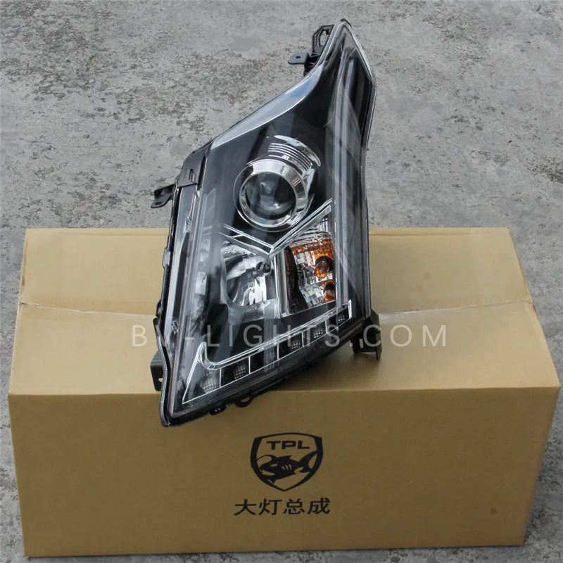 Cadillac SRX 2nd Gen 2010-2014 Modified headlight Upgrade to the Latest Style turn signal light Daytime running lamp