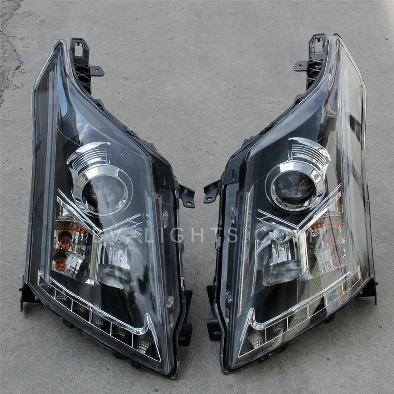 Cadillac SRX 2nd Gen 2010-2014 Modified headlight Upgrade to the Latest Style turn signal light Daytime running lamp