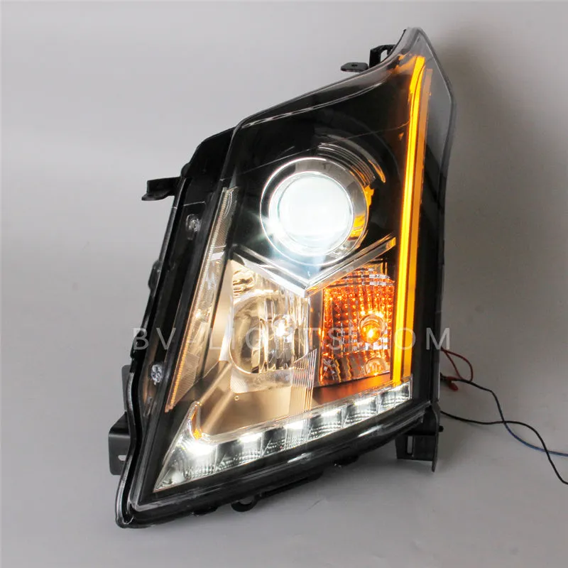 Cadillac SRX 2nd Gen 2010-2014 Modified headlight Upgrade to the Latest Style turn signal light Daytime running lamp