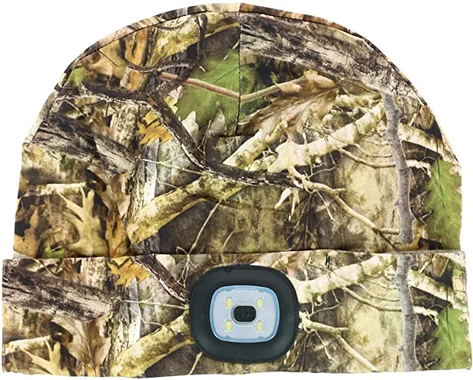 CAMO ADULT RECHARGABLE LED BEANIE