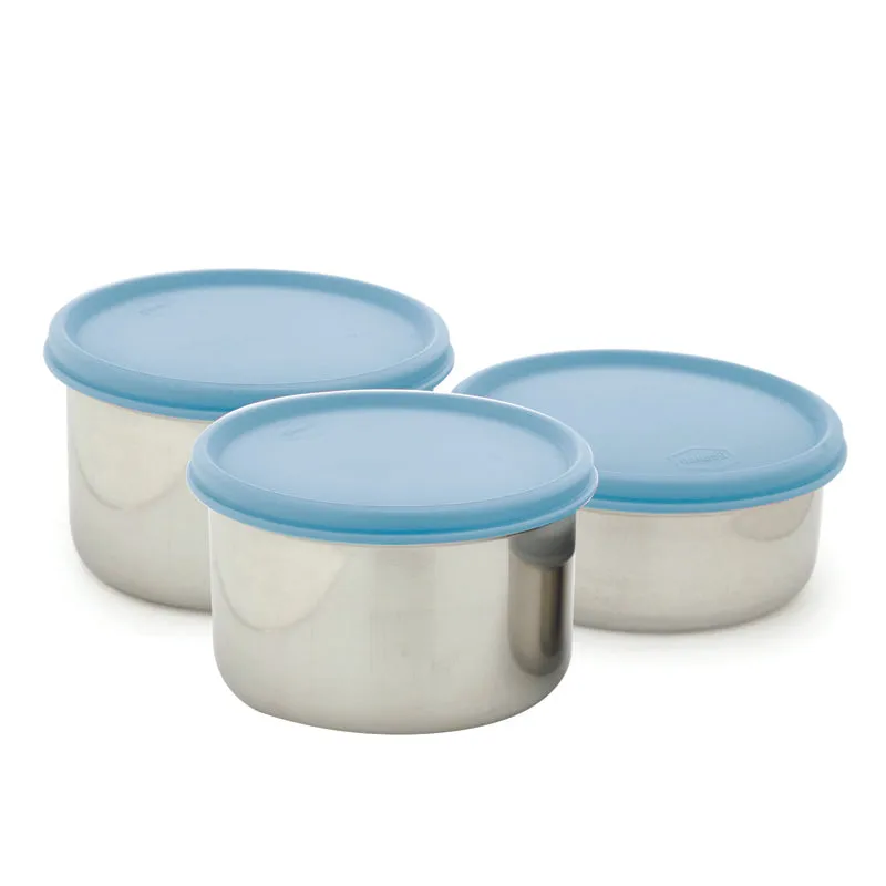 Darian Blue Lunch Box (500 ml/350 ml) - Four Piece Set