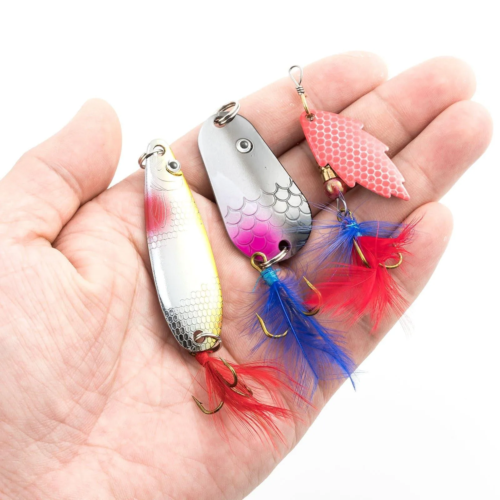 Dr.Fish Spinners and Spoons Kit Rooster Tail