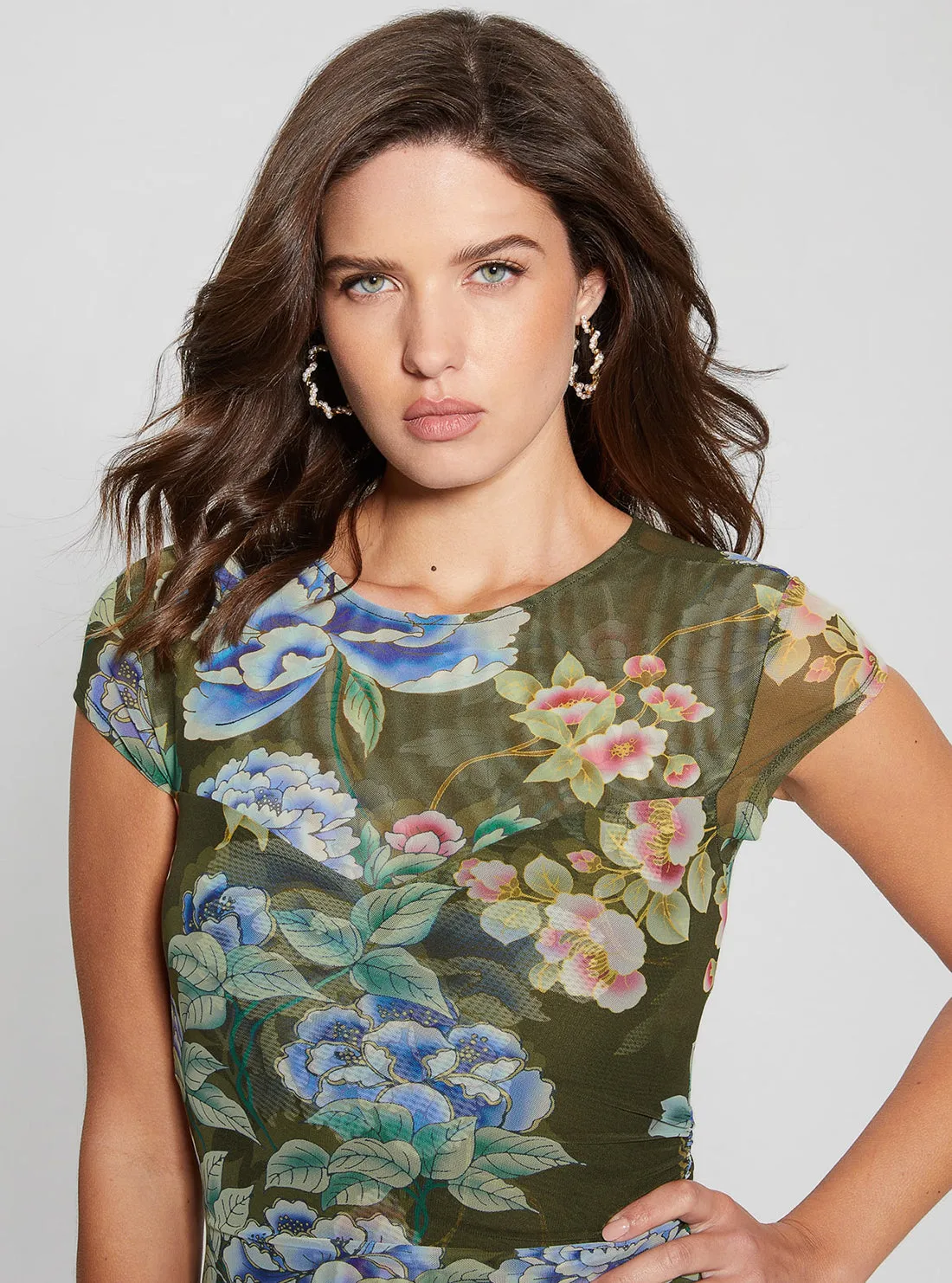 Eco Floral Print Aida Mini Dress