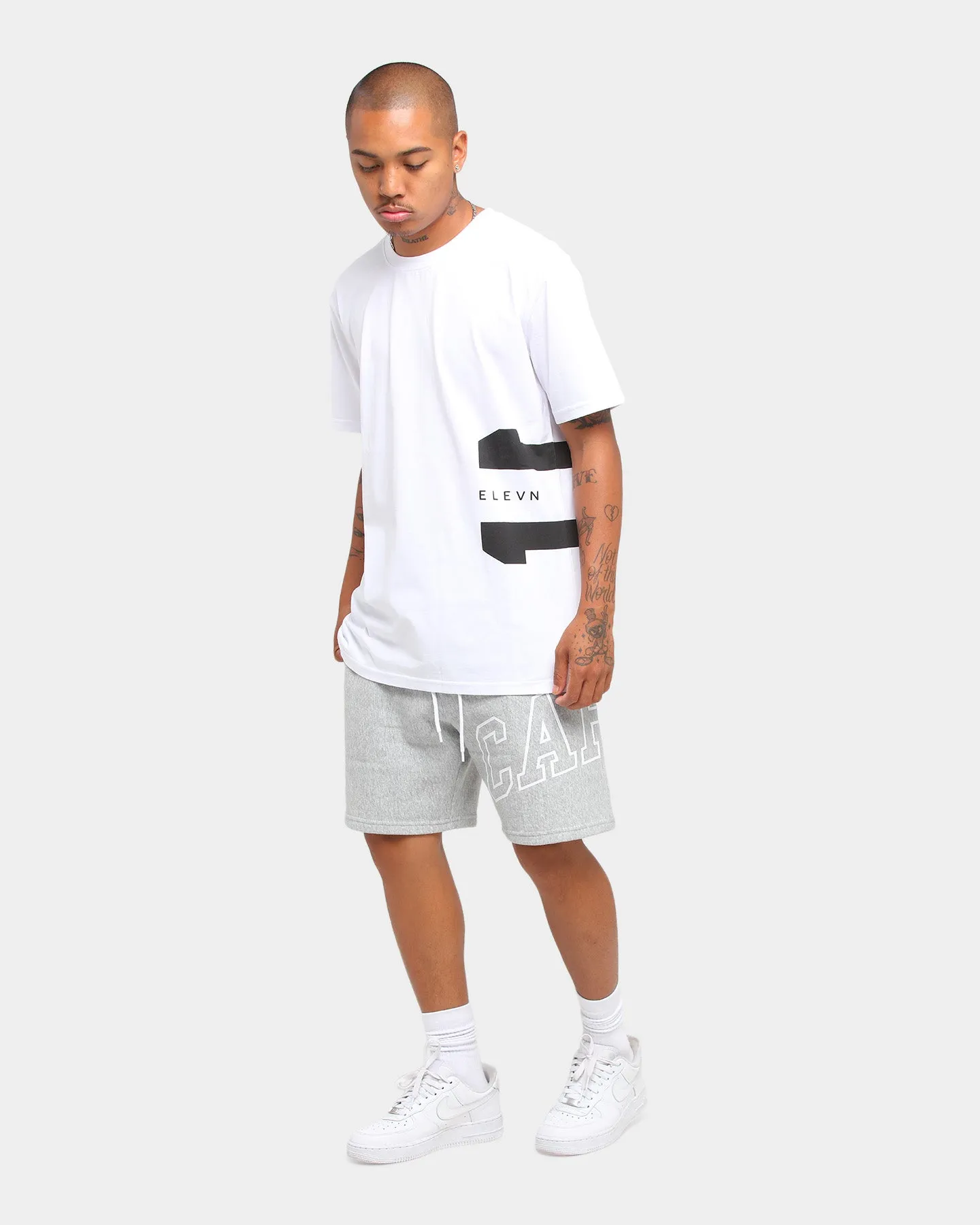 Elevn Clothing Co. Nonsense Short Sleeve T-Shirt White