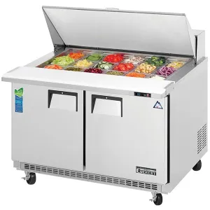 Everest EPBR2 Swing Top Prep Table 18 Pans 13 cu.ft.