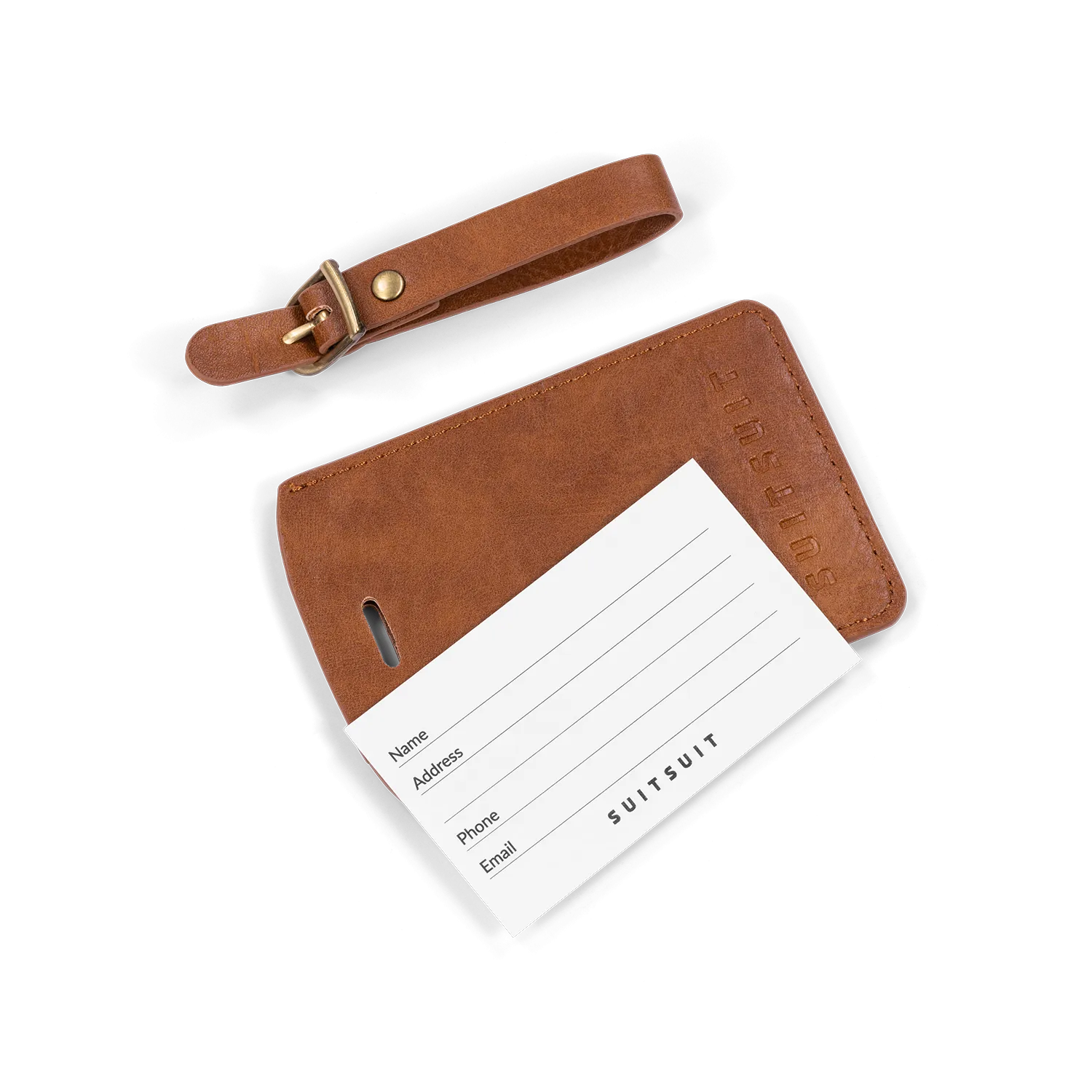 Fab Seventies - Burned Caramel - Luggage Tag
