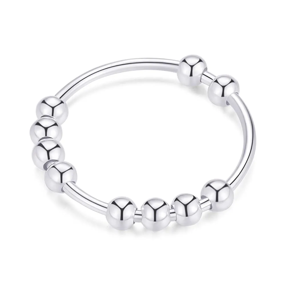 Focus Anti-Anxiety Ring - Sterling Silver