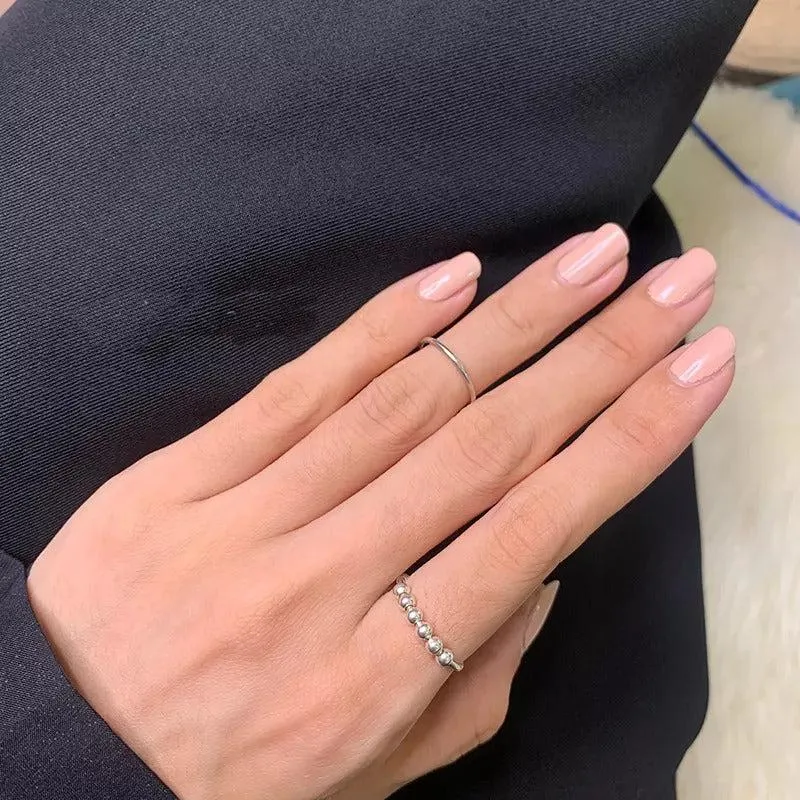 Focus Anti-Anxiety Ring - Sterling Silver