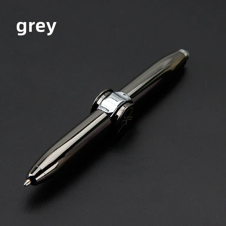 Focused Lens Fidget Spinner Pens with LED Light for Stress and Anxiety Relief