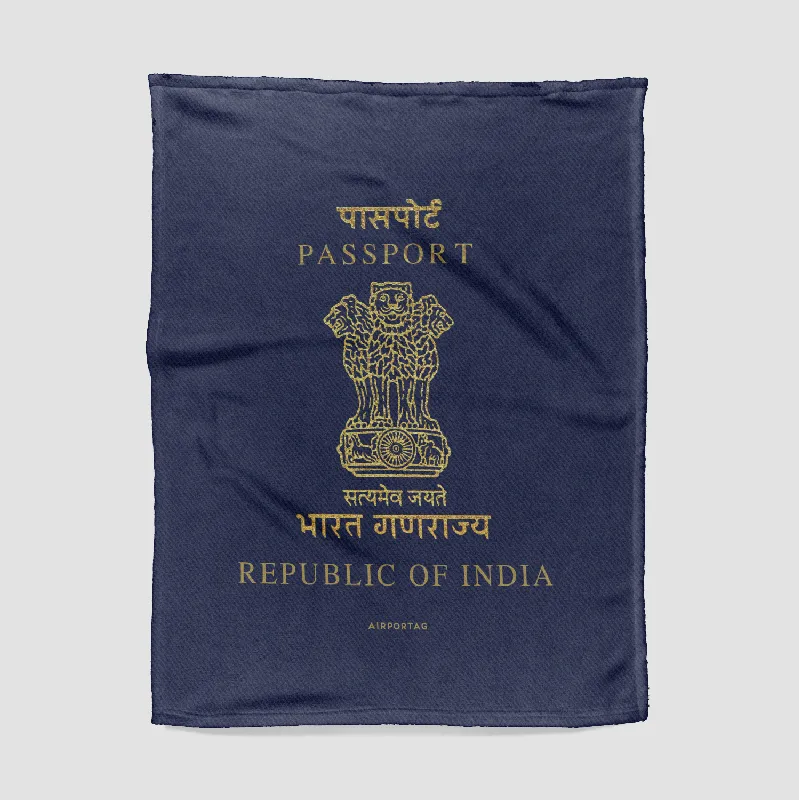 India - Passports Blanket