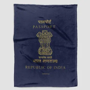 India - Passports Blanket