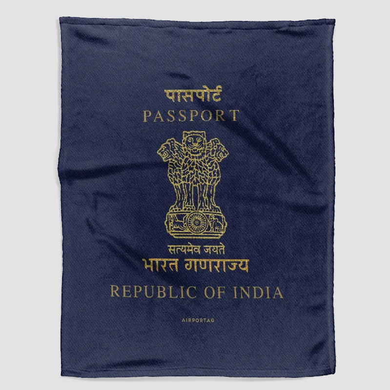 India - Passports Blanket