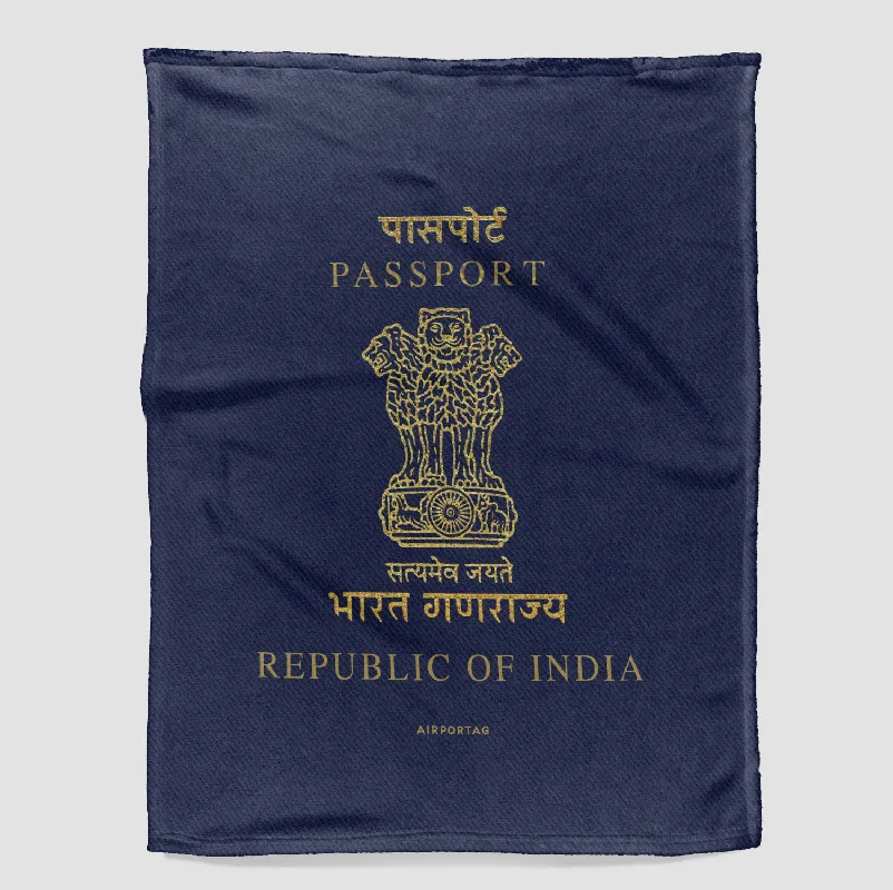 India - Passports Blanket