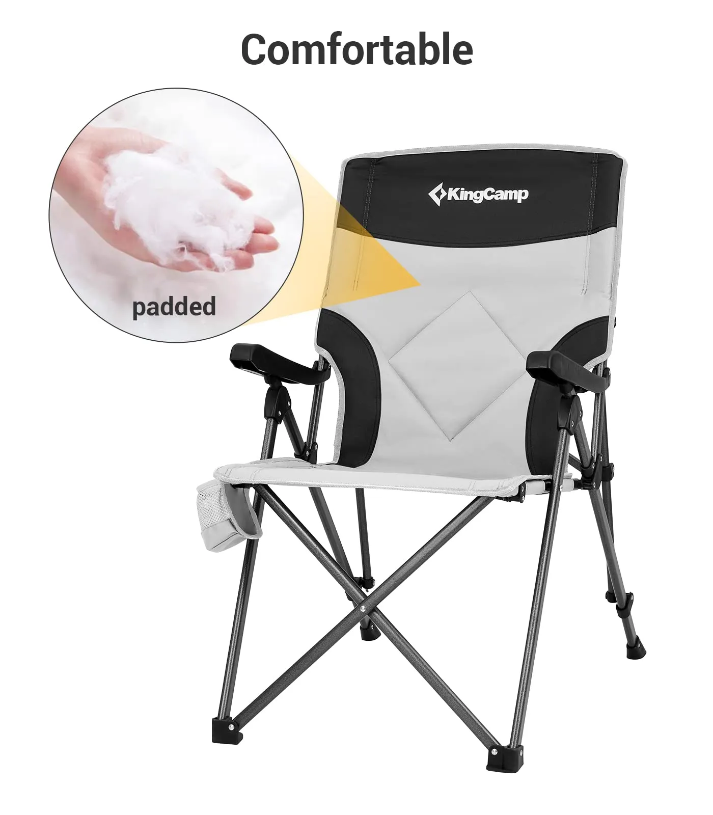 KingCamp Adjustable Heavy Duty High Back Chairs