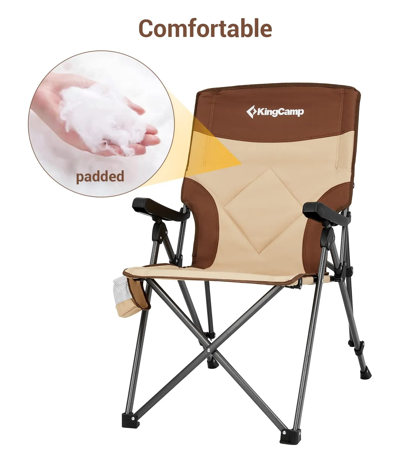 KingCamp Adjustable Heavy Duty High Back Chairs