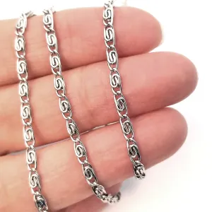 Lumachina Chain, 6x3mm, Lot Size 50 meters, #1962