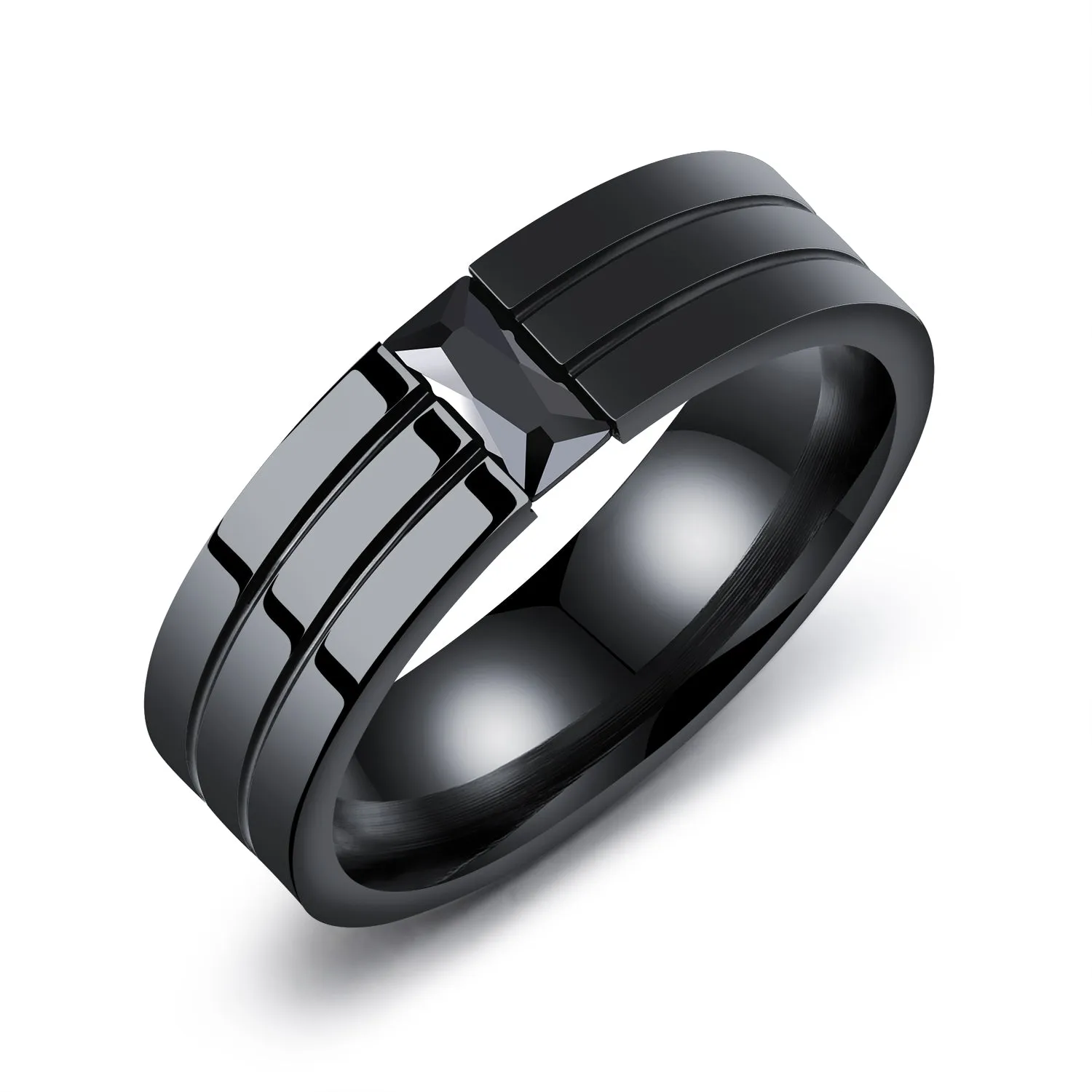 Men's Fashion Black Ring