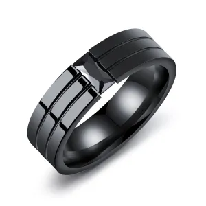 Men's Fashion Black Ring