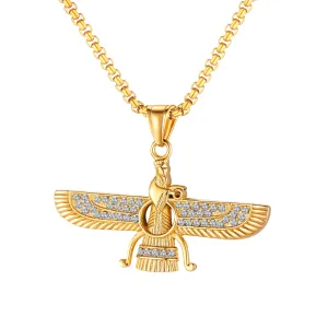 Men's Fashion Hip Hop Eagle Pendant Necklace