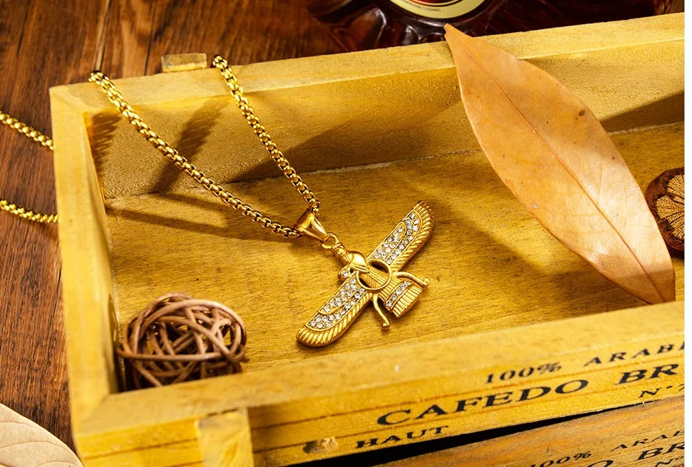 Men's Fashion Hip Hop Eagle Pendant Necklace