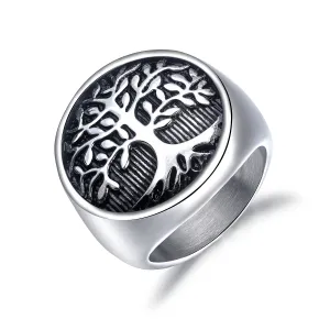 Men's Fashion Life Tree Ring