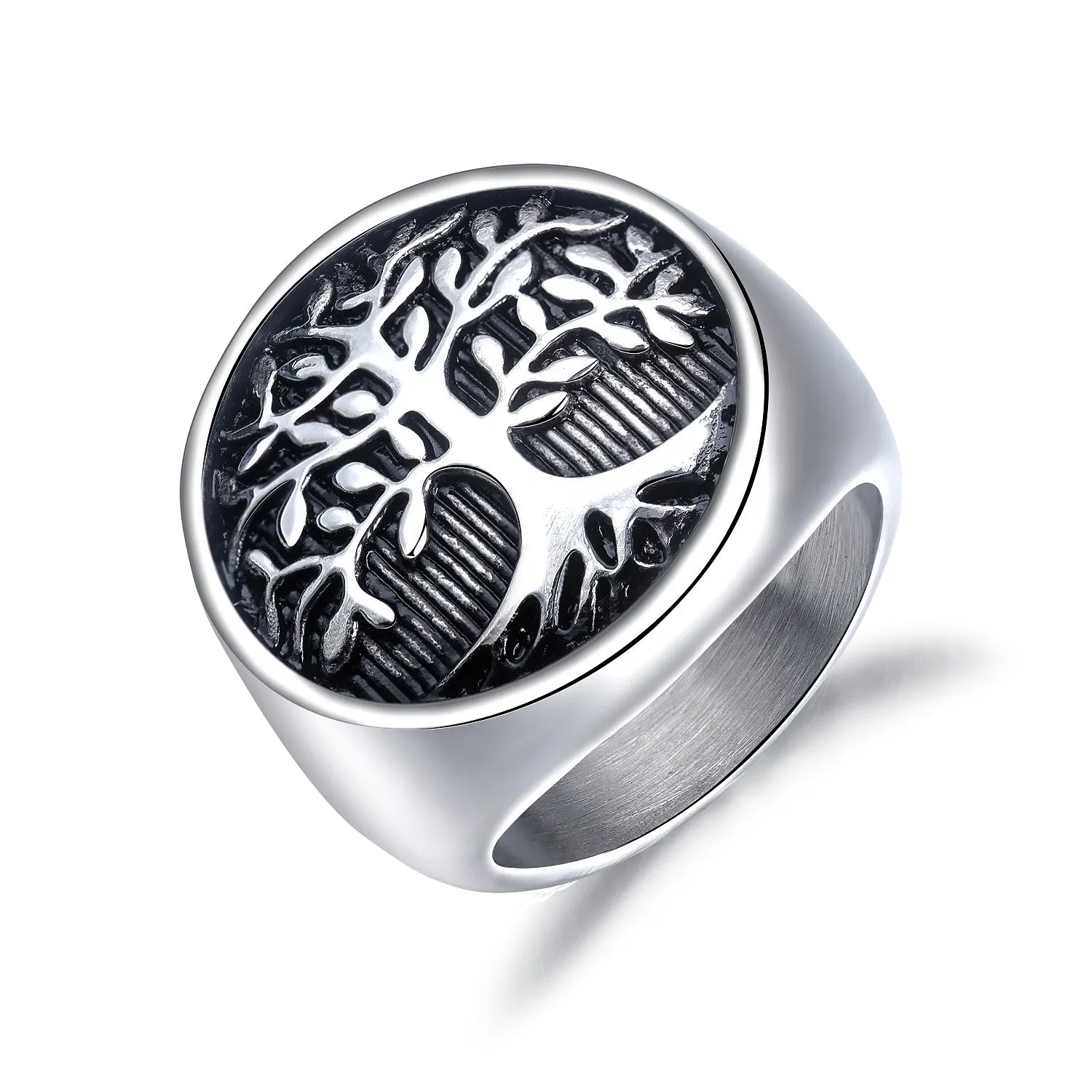 Men's Fashion Life Tree Ring