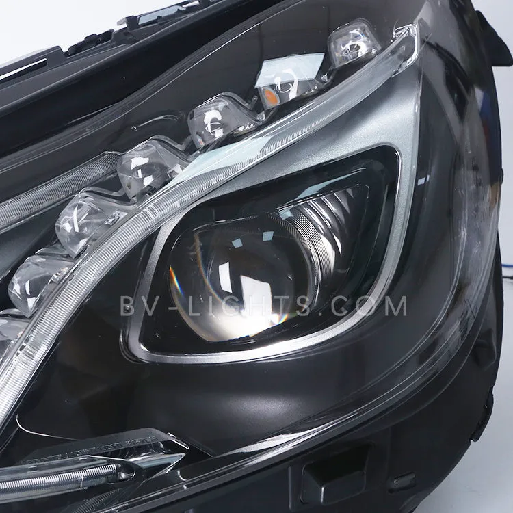 Modified headlight assembly for Mercedes-Benz E Class W212 2014-2016 E Class E200 E300 LED Auto Assembly Upgrade  High configuration shape