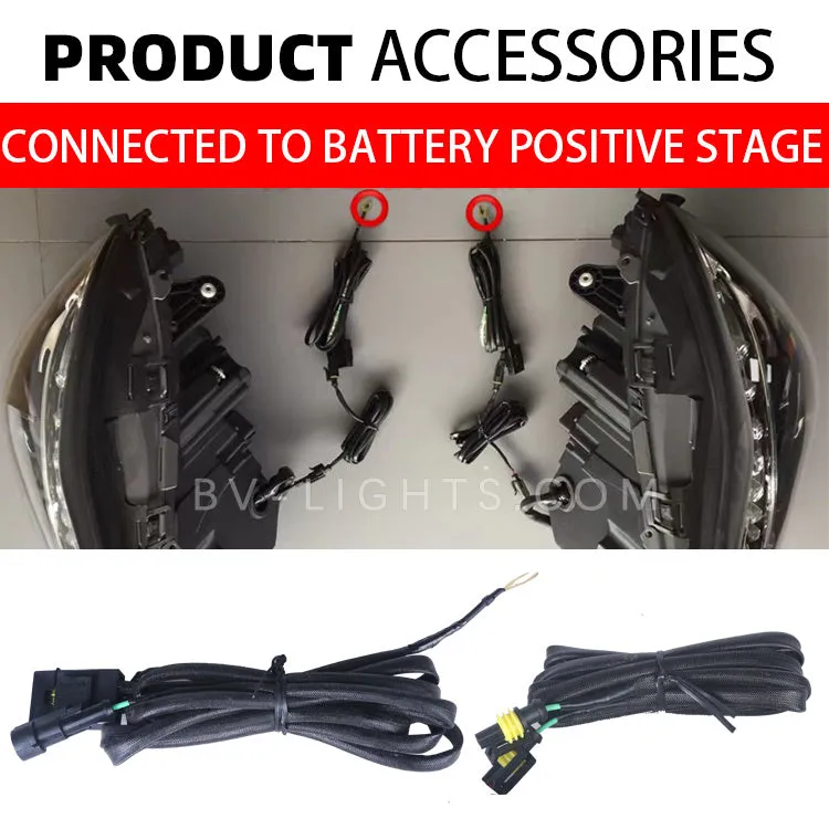 Modified headlight assembly for Mercedes-Benz E Class W212 2014-2016 E Class E200 E300 LED Auto Assembly Upgrade  High configuration shape
