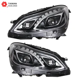 Modified headlight assembly for Mercedes-Benz E Class W212 2014-2016 E Class E200 E300 LED Auto Assembly Upgrade  High configuration shape