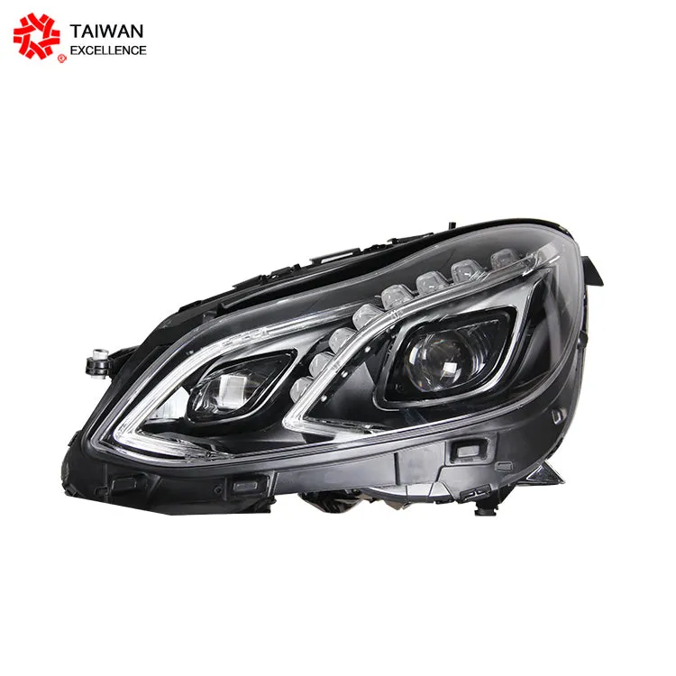 Modified headlight assembly for Mercedes-Benz E Class W212 2014-2016 E Class E200 E300 LED Auto Assembly Upgrade  High configuration shape