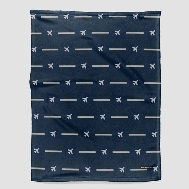 Navy Pilot Stripes - Blanket