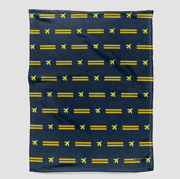 Navy Pilot Stripes - Blanket