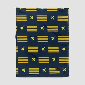 Navy Pilot Stripes - Blanket