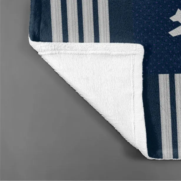 Navy Pilot Stripes - Blanket