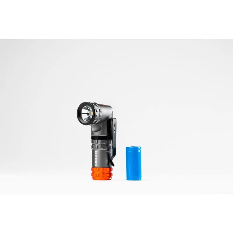 NEBO Franklin 600 lm Storm Gray LED Rechargeable Flashlight