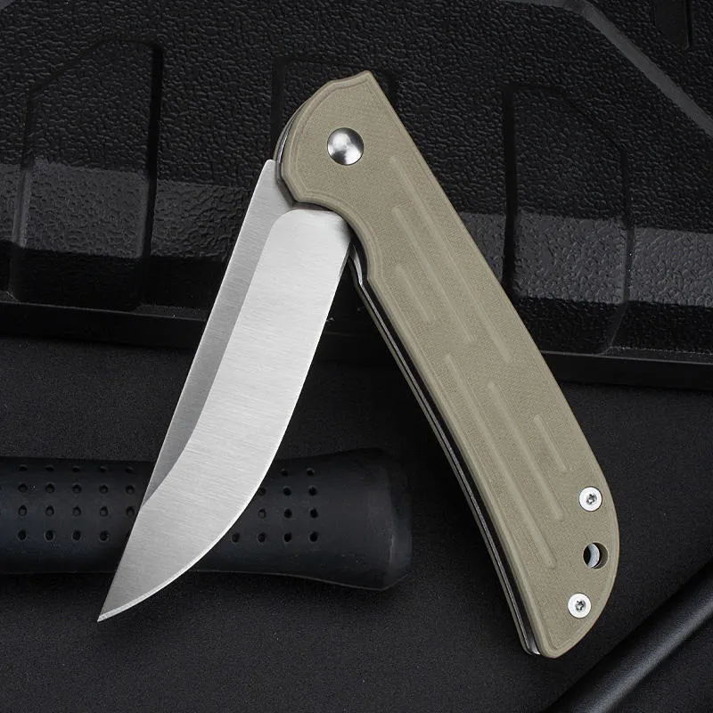 New Design Pocket Folding Knife D2 Steel Blade Multifunction  Camping Knives Portable Outdoor Survival Tactical Knife Daily Use
